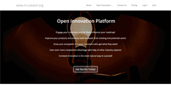 Desktop Screenshot of in-cubator.org